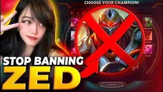 Why does everyone keep banning ZED even after the NERFS!!