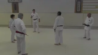 Aikido lesson with Corky Quakenbush