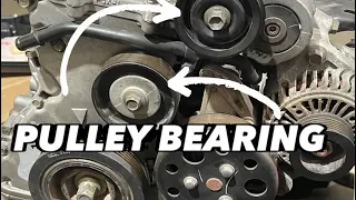 S2000 Pulley Bearing change-  HOW TO FIX IT CHEAP !