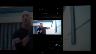 Threatre reaction on hobbs and shaw comedy scenes