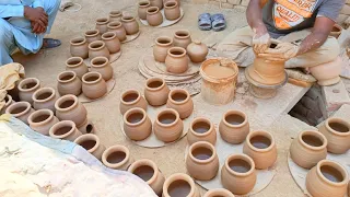 True Ancient Terracotta Pottery Technique Actually Exists || most satisfying Pottery Glazing