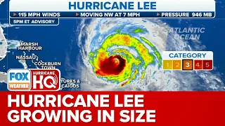Hurricane Lee Growing In Size, Could Blast New England With Rain, Damaging Winds And Dangerous Surf