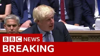 Boris Johnson calls on MPs to back October general election - BBC News