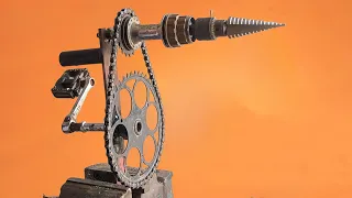 DIY tool,Genius inventions : DIY homemade drilling machine that is rarely known