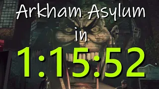 Batman: Arkham Asylum Speedrun (Any%) in 1:15:52 [obsolete]