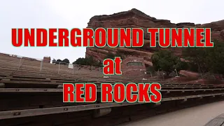 Red Rock "SECRET" underground tunnel that artist sign! Legendary music venue!