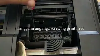 Remove epson L1800 printer head
