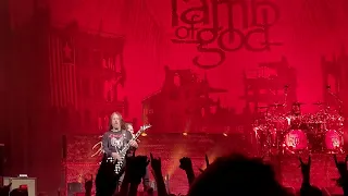 Lamb of god Walk with me in hell biggest circle pit Quebec city 2020