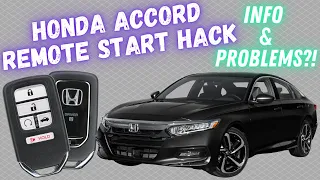 2018+ Accord Remote Start "Hack" INFO!