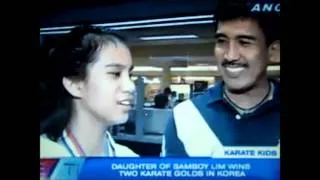 SAMBOY's DAUGHTER WINs GOLD! ABSCBN News Video