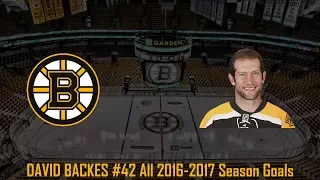 David Backes - NHL Season 2016/2017 (All Goals)