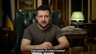 Address by Volodymyr Zelensky at the end of the 45th day of the Russian invasion of Ukraine