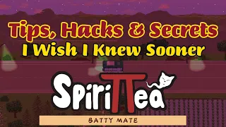 SpiriTTea  - Tips, Hacks & Secrets that I wish I knew Sooner