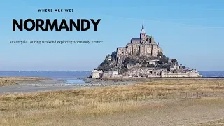 A Weekend motorcycle touring in Normandy, France - Day 1