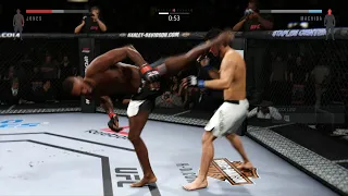 Jon Jones vs. Lyoto Machida  町田龍太 Karate Fighter  Crazy kicks  ( EA sports UFC  )  Knockout