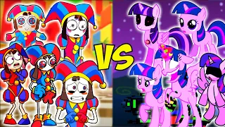 Pomni VS Twilight Sparkle ALL PHASES | Friday Night Funkin' vs The Amazing Digital Circus