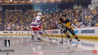 Penguins vs Rangers Round 1 Game 3! Stanley Cup Playoffs Full Game Highlights NHL 22 PS5 Gameplay