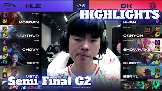 HLE vs DK - Game 2 Highlights | Semi Finals 2021 LCK Spring | Hanwha Life vs DAMWON Kia G2