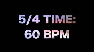 5/4 Time: 60 BPM