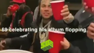 6ix9ine Celebrates His Album Flopping