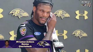 Baltimore Ravens QB Lamar Jackson Press Conference from Day 1 OTAs