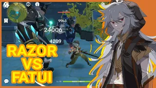 RAZOR VS FATUI | LV 10 BASE ATTACK