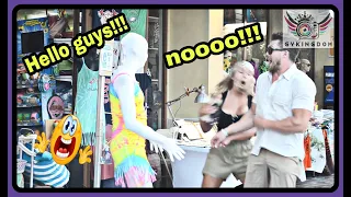 Mannequin prank #2😂 | She made the craziest scream in her life😱 | MUST WATCH