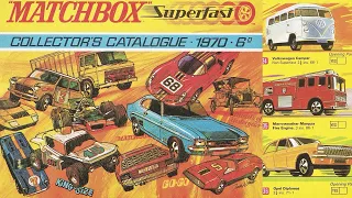 Presentation of all 1970 matchbox models. diecast Car