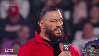 Roman Reigns Final Promo Before WrestleMania 38 - WWE Raw 3/28/22 (Full Segment)