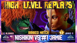 ***(NISHIKIN) Blanka vs #1 Master Rate Jamie Ranked Match*** - Street Fighter 6 High Level Replays!!