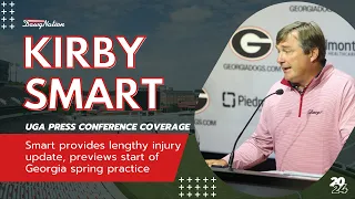 Kirby Smart provides lengthy injury update, previews start of Georgia spring practice