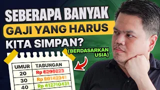 Tips Menabung Berdasarkan Usia (20 - 60 tahun) LENGKAP