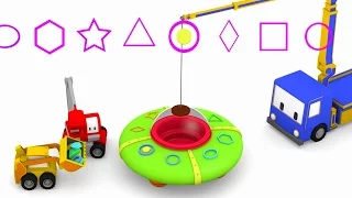 Das UFO - Lerne mit den kleinen Trucks | Lehrreiche Cartoons für Kinder und Kleinkinder