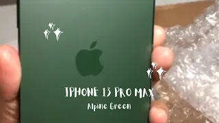 Unboxing Iphone 13 pro max Alpine Green