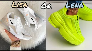 Lisa or lena  sneakers 👟🖤 #lisaandlena #lisaorlena #sneakers @nadia_am ✨
