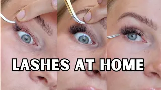 how to apply lash clusters for beginners + tips