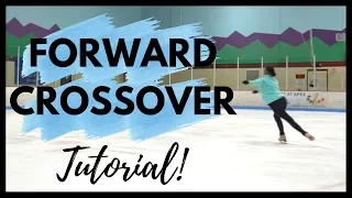 HOW TO ICE SKATE: Forward Crossover Skating Tutorial