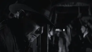 Indiana Jones and the Dial of Destiny (2023) scene but in black and white