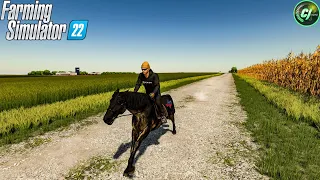 Scolding My Rooster! | Big Flats Texas! | #fs22 | #horsebackriding | #cjfarms