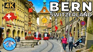 Bern, Switzerland Walking Tour - 4K 60fps with Immersive Sound & Captions