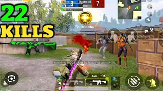 22 kills in TDM pub G mobile gaming Asian country///with the random player