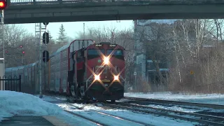 CN Train 271 Westbound February 7, 2023
