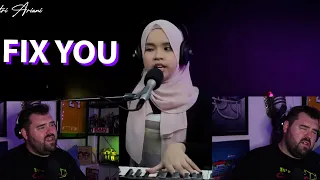 Singing along with Putri Ariani from AGT 2023 (FIX YOU BY COLDPLAY) - 3 part harmony