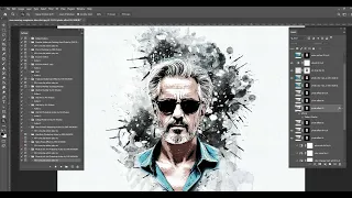 Easy Photo to Ink Art Photoshop Tutorial