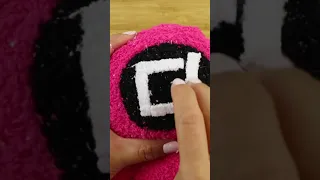 How to make a pink guard plushie! Full tutorial on my main channel #squidgame #netflix #dalgona