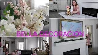 DECORACION DE PRIMAVERA🌺🌷💐 SALA BONITA