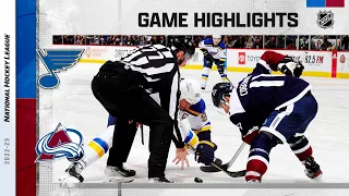 Blues @ Avalanche 11/14 | NHL Highlights 2022