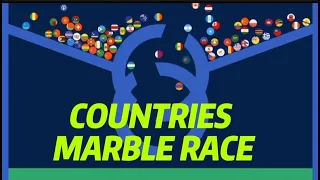 COUNTRY MARBLE RACE EPOSIDE 46 || MARBLE RACE elimination mode || Game online || Marble race 2024