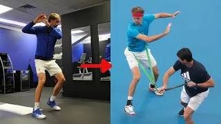 Alexander Zverev Incredible Tennis Footwork Drills💪🏻