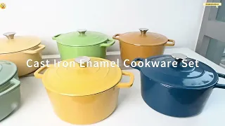 🔥Wholesale 5 Liters Cast Iron Enameled Casserole Dish - Raylon Enterprise